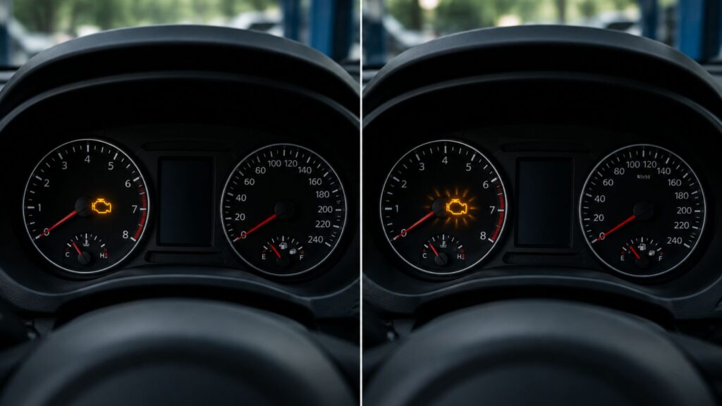 Solid Check Engine Light Vs Flashing: What Each Warning Really Means